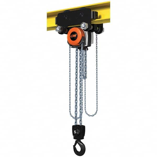 CM - 11,023 Lb Capacity, 30' Lift Height, Manual Chain Hoist - Makers Industrial Supply