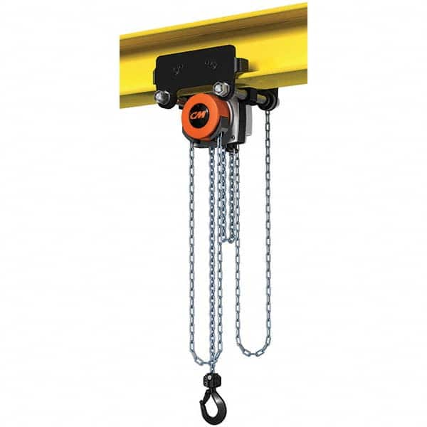 CM - 2,205 Lb Capacity, 10' Lift Height, Manual Chain Hoist - Makers Industrial Supply