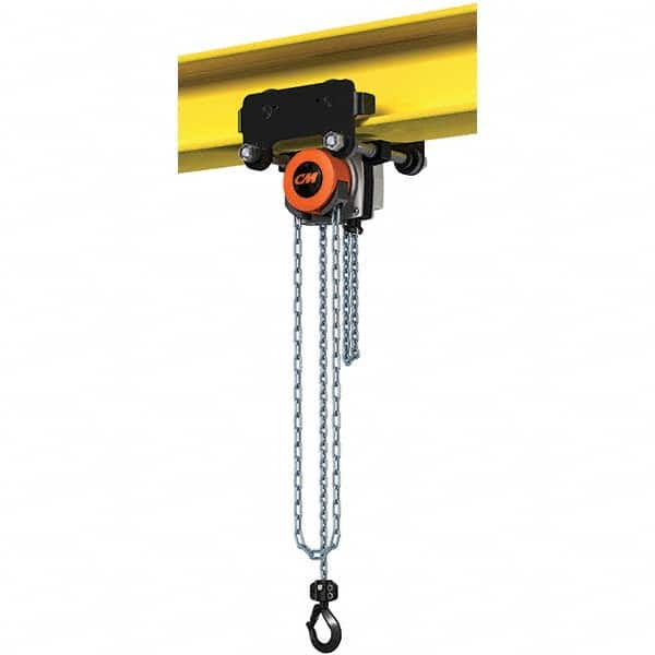 CM - 1,102 Lb Capacity, 15' Lift Height, Manual Chain Hoist - Makers Industrial Supply