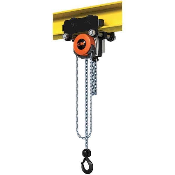 CM - 4,409 Lb Capacity, 15' Lift Height, Manual Chain Hoist - Makers Industrial Supply