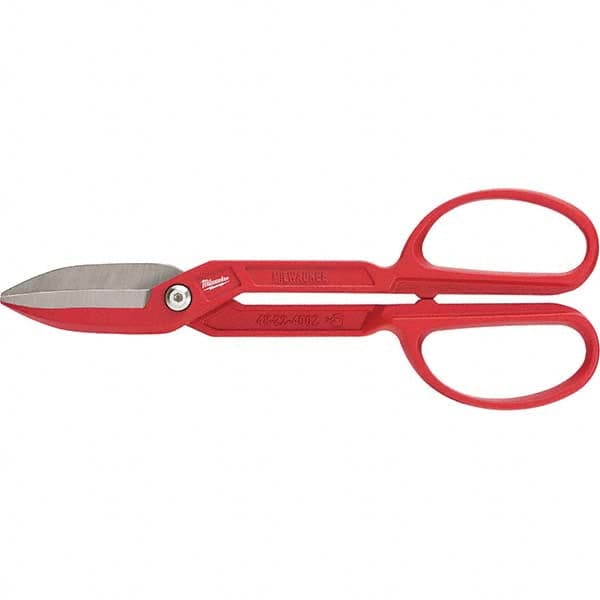 Milwaukee Tool - Snips Snip Type: Tinner's Snip Cut Direction: Straight - Makers Industrial Supply