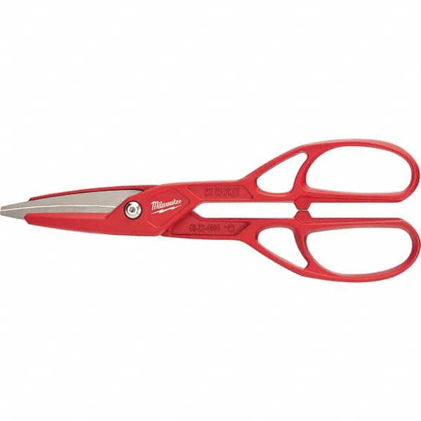 Milwaukee Tool - Snips Snip Type: Tinner's Snip Cut Direction: Straight - Makers Industrial Supply