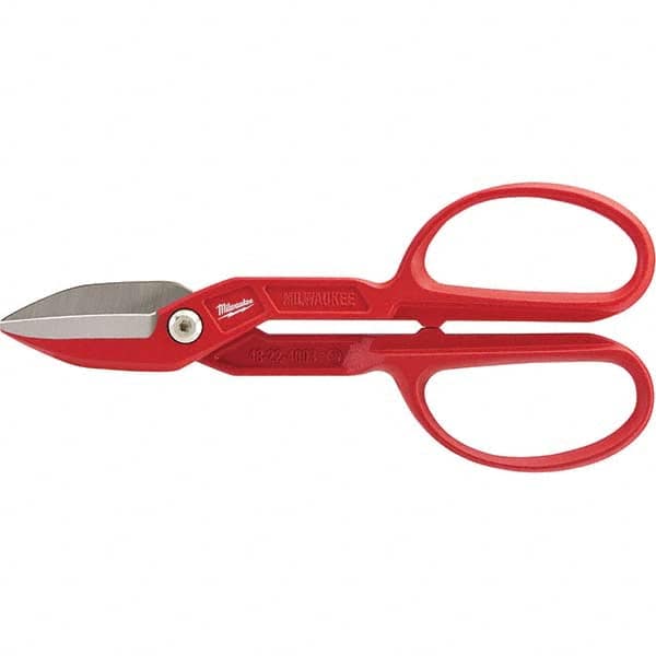 Milwaukee Tool - Snips Snip Type: Tinner's Snip Cut Direction: Straight - Makers Industrial Supply