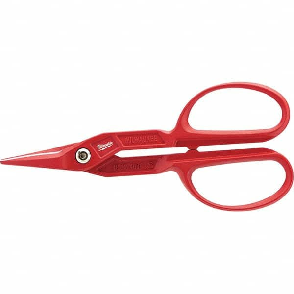 Milwaukee Tool - Snips Snip Type: Tinner's Snip Cut Direction: Straight - Makers Industrial Supply