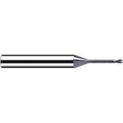 Fraisa - 2.5mm Diam 2 Flute Solid Carbide 0.5mm Corner Radius End Mill - Makers Industrial Supply