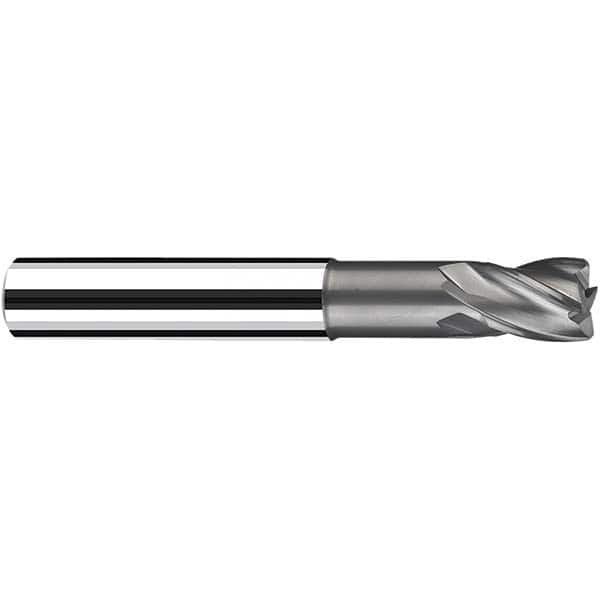 Fraisa - 5mm Diam 4 Flute Solid Carbide 0.2mm Corner Radius End Mill - Makers Industrial Supply