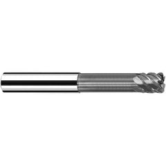 Fraisa - 5mm Diam 4 Flute Solid Carbide 0.5mm Corner Radius End Mill - Makers Industrial Supply