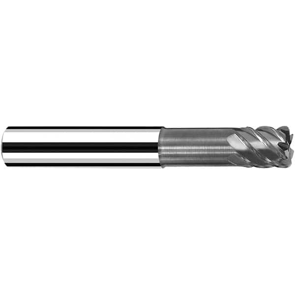 Fraisa - 10mm Diam 6 Flute Solid Carbide 1mm Corner Radius End Mill - Makers Industrial Supply