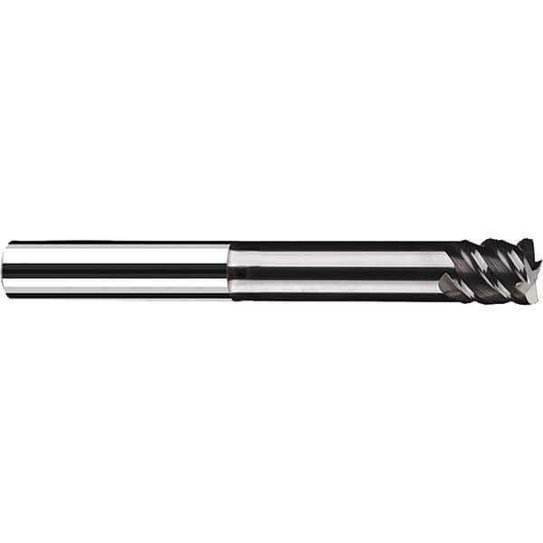 Fraisa - 1/4" Diam 6 Flute Solid Carbide 0.01" Corner Radius End Mill - Makers Industrial Supply