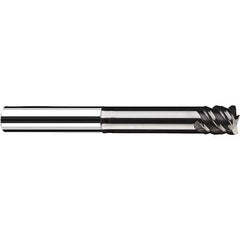 Fraisa - 1/4" Diam 6 Flute Solid Carbide 0.01" Corner Radius End Mill - Makers Industrial Supply