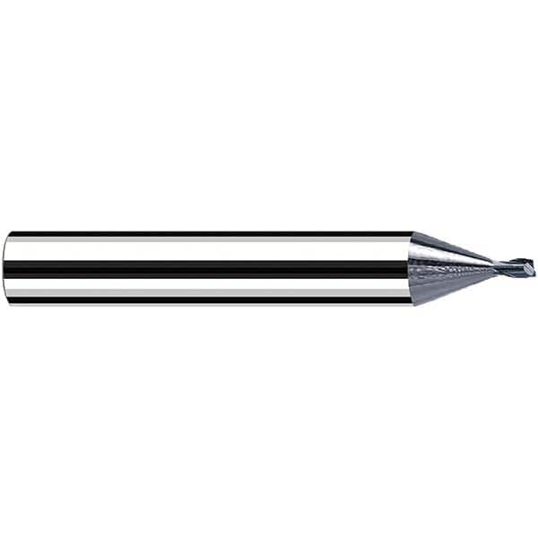 Fraisa - 0.8mm Diam 2 Flute Solid Carbide 0.2mm Corner Radius End Mill - Makers Industrial Supply