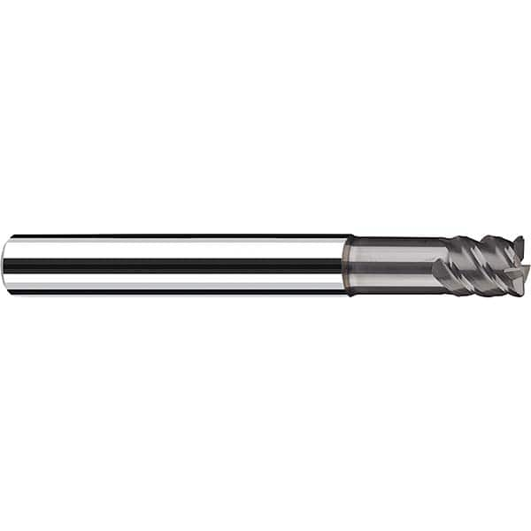 Fraisa - 3/8" Diam 4 Flute Solid Carbide 0.03" Corner Radius End Mill - Makers Industrial Supply