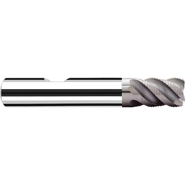 Fraisa - 1/4" Diam, 3/8" LOC, 4 Flute Solid Carbide Roughing Square End Mill - Makers Industrial Supply