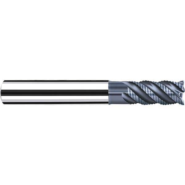 Fraisa - 3/8" Diam, 3/4" LOC, 4 Flute Solid Carbide Roughing Square End Mill - Makers Industrial Supply