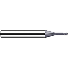 Fraisa - 0.5mm Diam, 3.6mm LOC, 2 Flute Solid Carbide Ball End Mill - Makers Industrial Supply