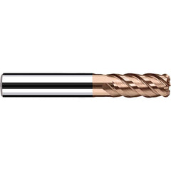 Fraisa - 3/8" Diam 4 Flute Solid Carbide 0.03" Corner Radius End Mill - Makers Industrial Supply