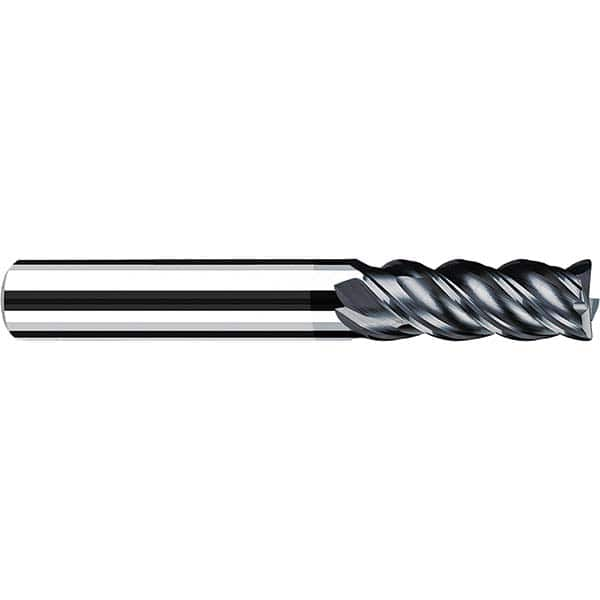 Fraisa - 3/4" Diam 4 Flute Solid Carbide 0.09" Corner Radius End Mill - Makers Industrial Supply