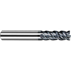 Fraisa - 3/8" Diam 4 Flute Solid Carbide 0.06" Corner Radius End Mill - Makers Industrial Supply