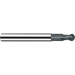 Fraisa - 3/8" Diam, 3/8" LOC, 2 Flute Solid Carbide Ball End Mill - Makers Industrial Supply