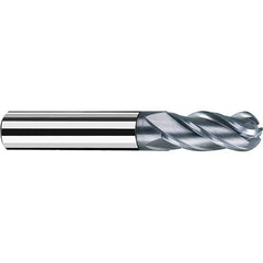 Fraisa - 3/4" Diam, 1-1/2" LOC, 4 Flute Solid Carbide Ball End Mill - Makers Industrial Supply