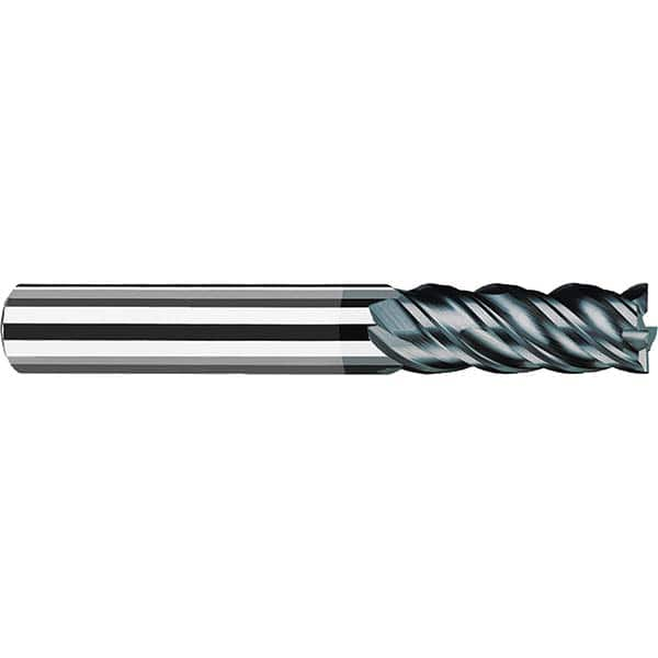 Fraisa - 3/8" Diam 4 Flute Solid Carbide 0.02" Corner Radius End Mill - Makers Industrial Supply