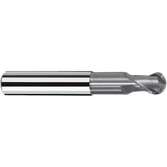 Fraisa - 2mm Diam, 3mm LOC, 2 Flute Solid Carbide Ball End Mill - Makers Industrial Supply