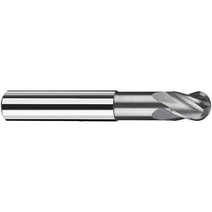 Fraisa - 12mm Diam, 13mm LOC, 4 Flute Solid Carbide Ball End Mill - Makers Industrial Supply