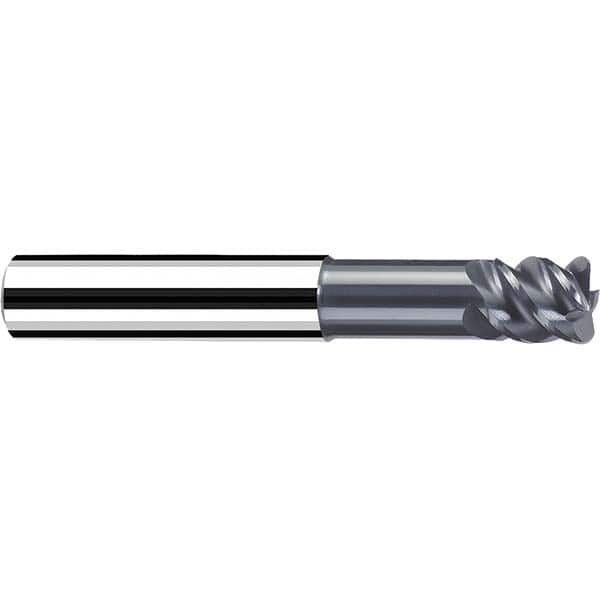 Fraisa - 3/16" Diam 4 Flute Solid Carbide 0.01" Corner Radius End Mill - Makers Industrial Supply