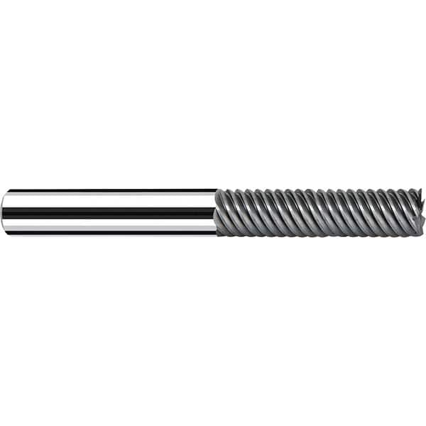 Fraisa - 1, 4" LOC, 1" Shank Diam, 7" OAL, 7 Flute Solid Carbide Square End Mill - Makers Industrial Supply