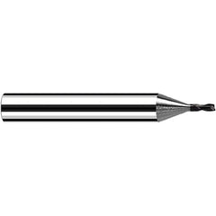 Fraisa - 2mm Diam 2 Flute Solid Carbide 0.2mm Corner Radius End Mill - Makers Industrial Supply