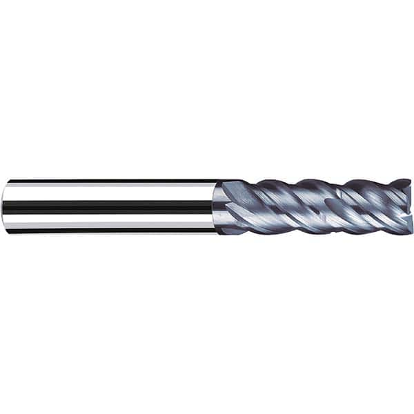 Fraisa - 1/2, 1-1/4" LOC, 1/2" Shank Diam, 3-1/4" OAL, 4 Flute Solid Carbide Square End Mill - Makers Industrial Supply