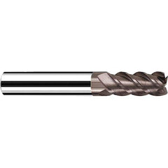 Fraisa - 3/8, 1" LOC, 3/8" Shank Diam, 3" OAL, 4 Flute Solid Carbide Square End Mill - Makers Industrial Supply