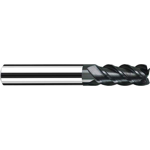 Fraisa - 1/16, 3/8" LOC, 1/8" Shank Diam, 2-1/4" OAL, 4 Flute Solid Carbide Square End Mill - Makers Industrial Supply