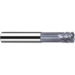 Fraisa - 1/4" Diam 6 Flute Solid Carbide 0.03" Corner Radius End Mill - Makers Industrial Supply