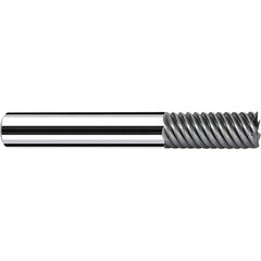 Fraisa - 1, 2" LOC, 1" Shank Diam, 5" OAL, 7 Flute Solid Carbide Square End Mill - Makers Industrial Supply