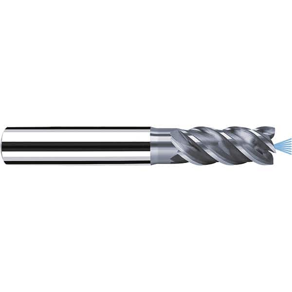 Fraisa - 1/2" Diam 4 Flute Solid Carbide 0.008" Corner Radius End Mill - Makers Industrial Supply