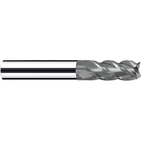 Fraisa - 5/8, 1-1/4" LOC, 5/8" Shank Diam, 3-1/2" OAL, 4 Flute Solid Carbide Square End Mill - Makers Industrial Supply