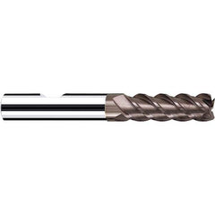 Fraisa - 1/2, 2" LOC, 1/2" Shank Diam, 4" OAL, 4 Flute Solid Carbide Square End Mill - Makers Industrial Supply