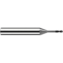 Fraisa - 4mm Diam, 4mm LOC, 2 Flute Solid Carbide Ball End Mill - Makers Industrial Supply