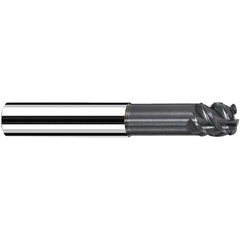 Fraisa - 3/8" Diam 4 Flute Solid Carbide 0.08" Corner Radius End Mill - Makers Industrial Supply