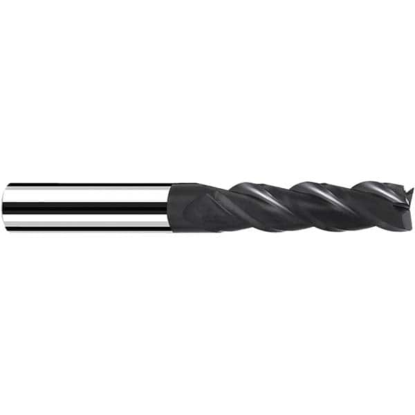 Fraisa - 4mm Diam 3 Flute Solid Carbide 0.2mm Corner Radius End Mill - Makers Industrial Supply