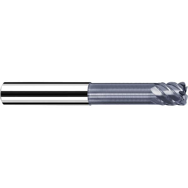 Fraisa - 1/4" Diam 6 Flute Solid Carbide 0.02" Corner Radius End Mill - Makers Industrial Supply