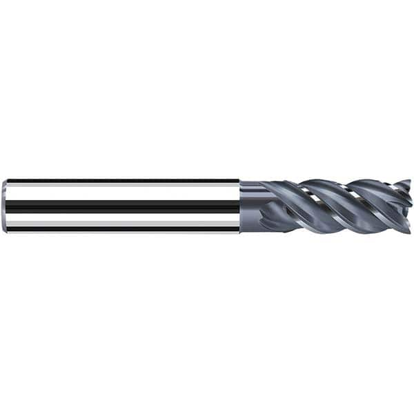 Fraisa - 1" Diam 4 Flute Solid Carbide 0.01" Corner Radius End Mill - Makers Industrial Supply