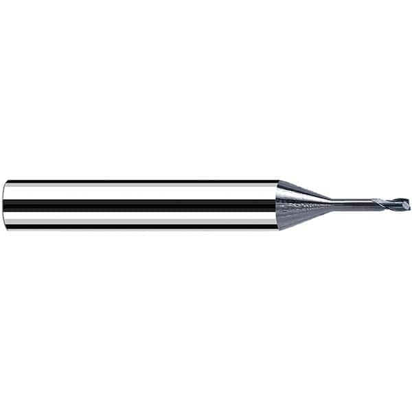 Fraisa - 2mm, 6mm LOC, 61mm OAL, 2 Flute Solid Carbide Square End Mill - Makers Industrial Supply