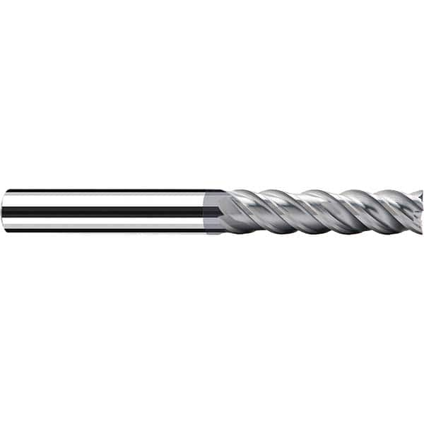 Fraisa - 1/4, 1" LOC, 1/4" Shank Diam, 3" OAL, 4 Flute Solid Carbide Square End Mill - Makers Industrial Supply