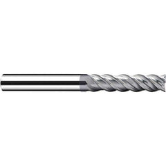 Fraisa - 1/4, 1" LOC, 1/4" Shank Diam, 3" OAL, 4 Flute Solid Carbide Square End Mill - Makers Industrial Supply