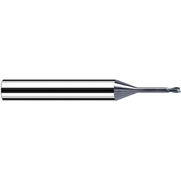 Fraisa - 0.3mm, 6mm LOC, 57mm OAL, 2 Flute Solid Carbide Square End Mill - Makers Industrial Supply