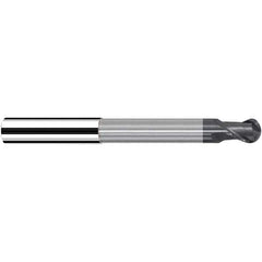 Fraisa - 10mm Diam, 11mm LOC, 2 Flute Solid Carbide Ball End Mill - Makers Industrial Supply