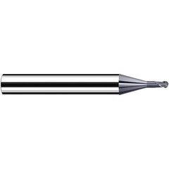 Fraisa - 0.6mm Diam, 3.6mm LOC, 2 Flute Solid Carbide Ball End Mill - Makers Industrial Supply