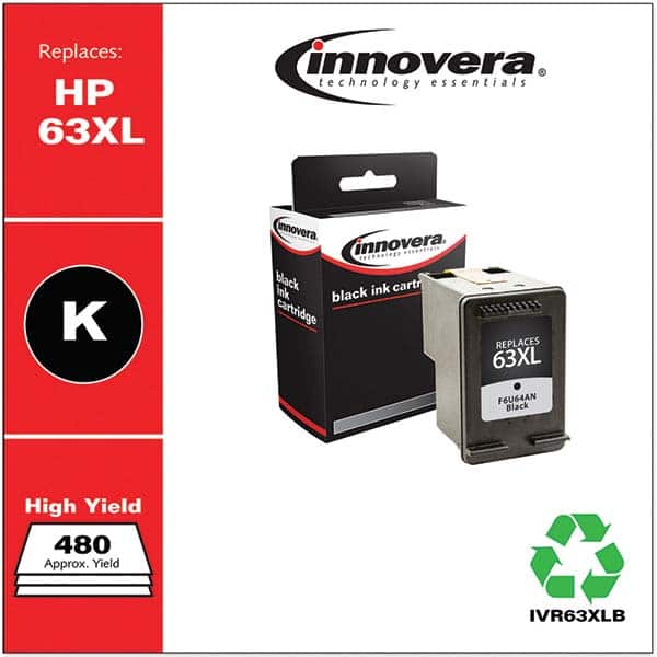 innovera - Office Machine Supplies & Accessories For Use With: HP DeskJet 1110, 1112, 2130, 2132, 3630, 3631, 3632, 3633, 3634, 3636, 3637; HP ENVY 4512, 4516, 4520, 4522, 4523, 4524; HP OfficeJet 3830, 3831, 3833, 4650, 4652, 4654, 4655 Nonflammable: No - Makers Industrial Supply